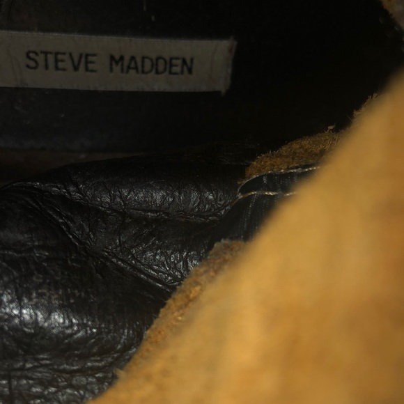 Brown Steve Madden Combat Boots - Picture 6 of 6
